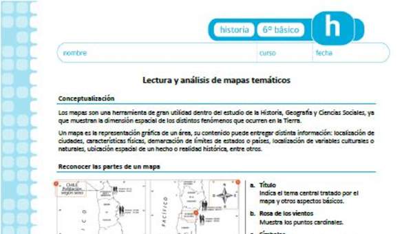 Lectura y análisis de mapas temáticos