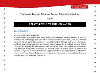 Relatos de la tradición yagán