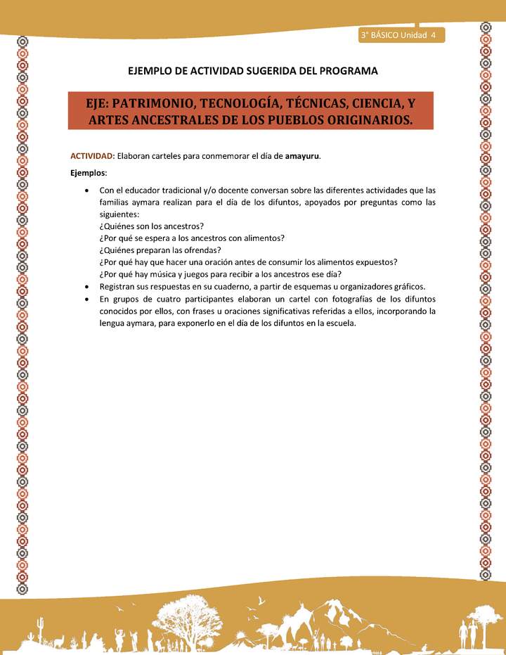 17-Actividad Sugerida LC03-U03 -AYM-OA14-Elaboran carteles para conmemorar el día de amayuru.