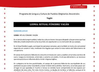 Loima: Ritual fúnebre yagán