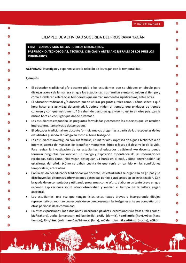 Investigan y exponen sobre la relación de los yagán con la temporalidad