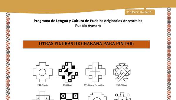 01-Orientaciones para el educador-LC03 U02-Otras figuras de chakana para pintar