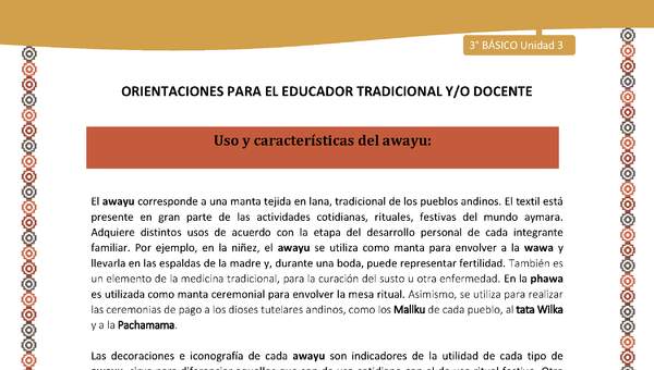 05-Orientaciones para el educador-LC03 U03-Uso y características del awayu