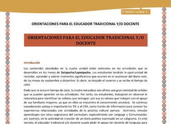 Orientaciones para el educador tradicional y/odocente-LC03 -AYM - Unidad 4