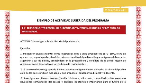 05-Actividad Sugerida LC03 COL-U01-OA07- Investigan sobre la historia del pueblo colla