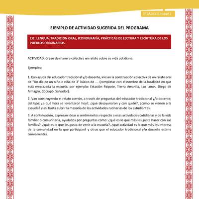 01-Actividad Sugerida LC03 COL-U02-LS02-Crean de manera colectiva un relato sobre su vida cotidiana.