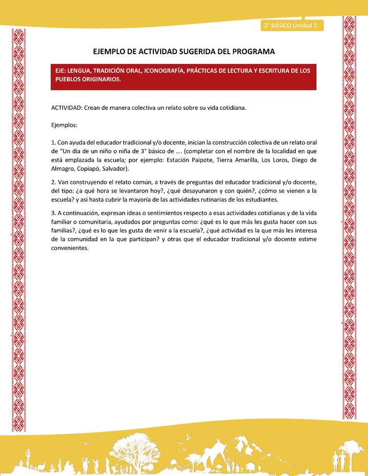 01-Actividad Sugerida LC03 COL-U02-LS02-Crean de manera colectiva un relato sobre su vida cotidiana.
