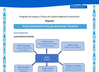 Mapa semántico fillke mapuche txawün