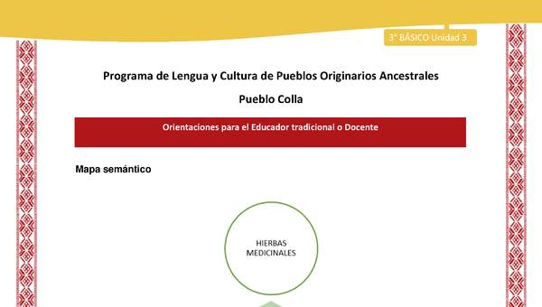 Orientaciones al docente - LC03 - Colla - U1 - Mapa semántico