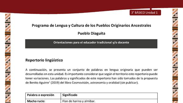 04-Orientaciones al docente - LC03 - DIA - U01 - Repertorio lingüístico