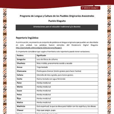 04-Orientaciones al docente - LC03 - DIA - U03 - Repertorio lingüístico