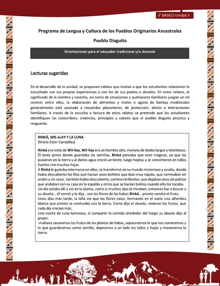 02-Orientaciones al docente - LC03 - DIA - U03 - Lecturas sugeridas