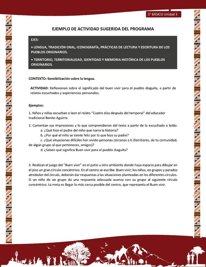 01-Actividad Sugerida LC03 DIA-U03-LS03;LS05;OA08-Reflexionan sobre el significado del buen vivir para el pueblo diaguita, a partir de relatos escuchados y experiencias personales.