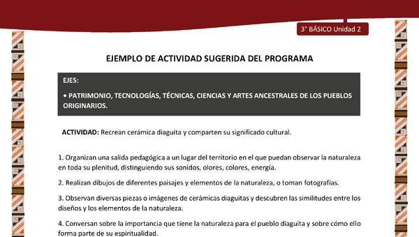 01-Actividad Sugerida LC03 DIA-U01-OA13- Recrean cerámica diaguita y comparten su significado cultural.