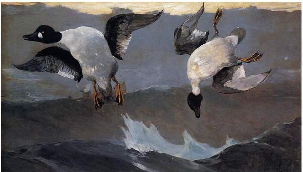 Derecha e izquierda de Winslow Homer