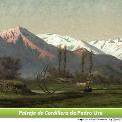 Paisaje de cordillera de Pedro Lira