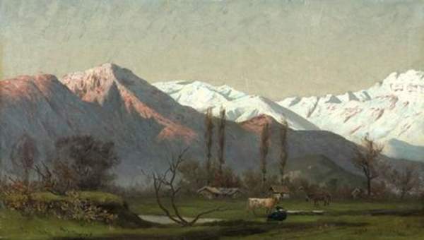 Paisaje de cordillera de Pedro Lira