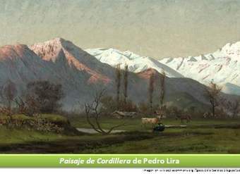 Paisaje de cordillera de Pedro Lira