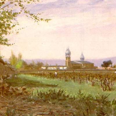 Paisaje de Apoquindo de Alberto Orrego Luco