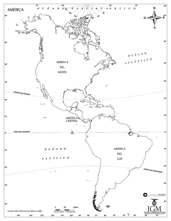 Mapa de América