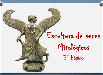 Escultura de seres mitológicos