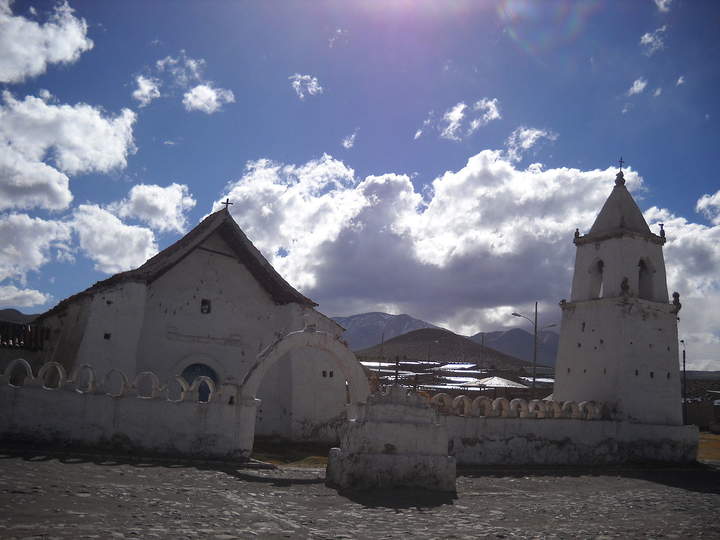 Iglesia de Isluga en Tarapacá