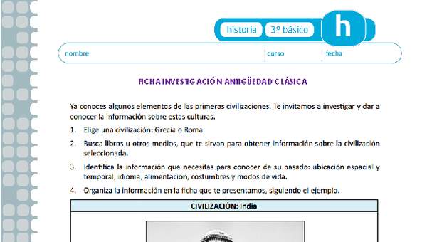 Investigación sobre la Antigüedad clásica