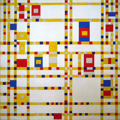 Composición 2 Piet Mondrian