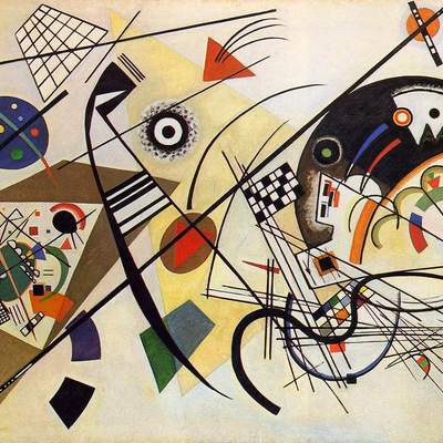 Línea tranversal de Wassily Kandinsky