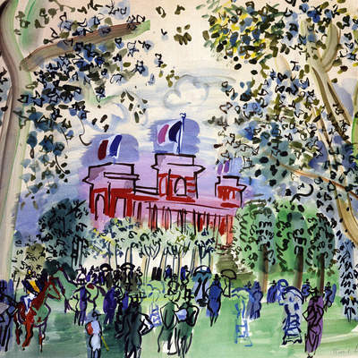 El Paseo en Deauville de Raoul Dufy