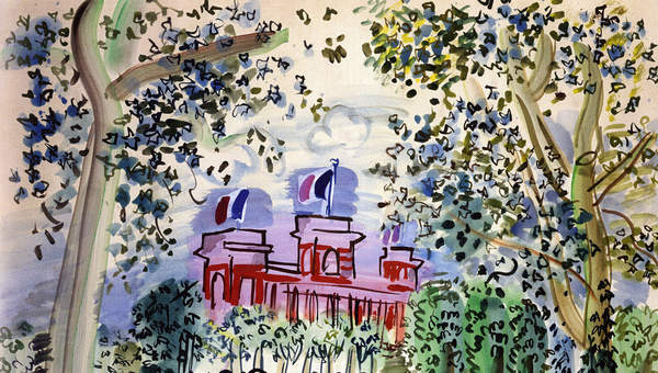 El Paseo en Deauville de Raoul Dufy