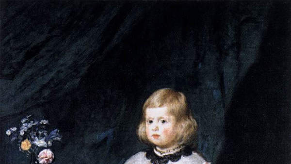 Infanta Margarita con vestido rosado de Diego Velásquez