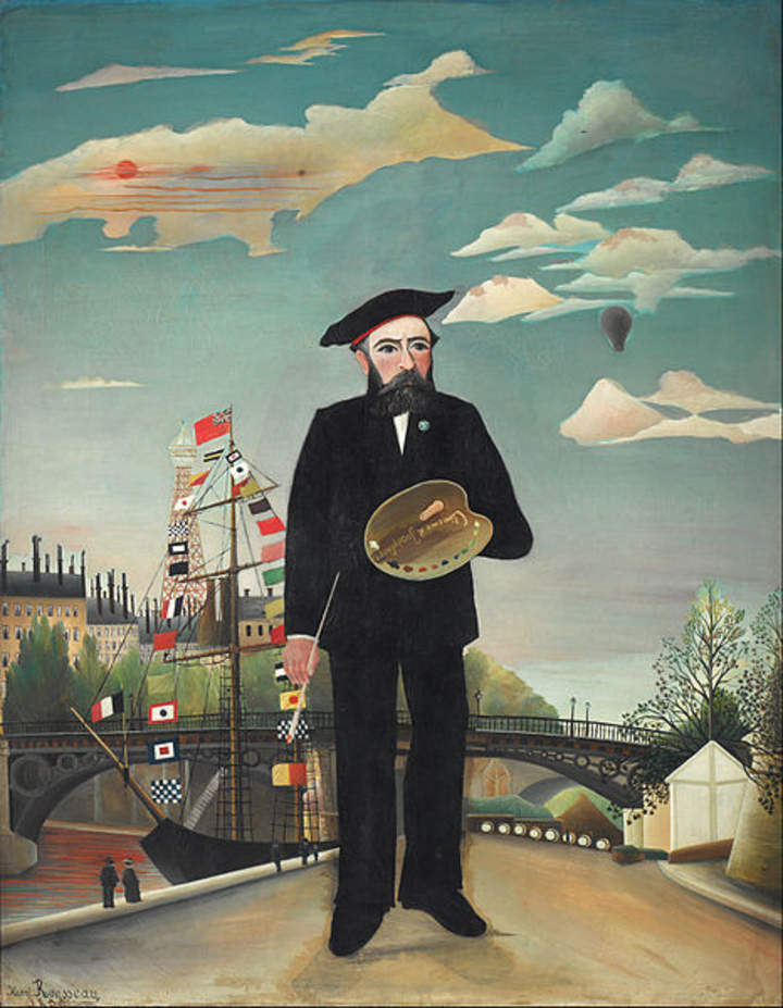 Autorretrato de Henri Rousseau