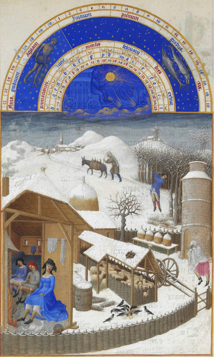 Febrero, hermanos Limbourg