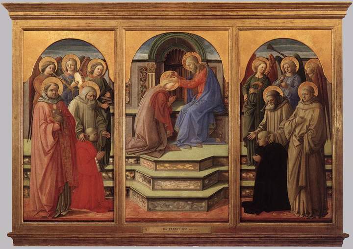 Coronación de la Virgen de Filippo Lippi