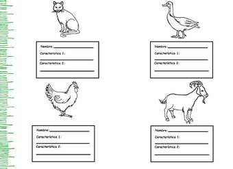 Características de los animales