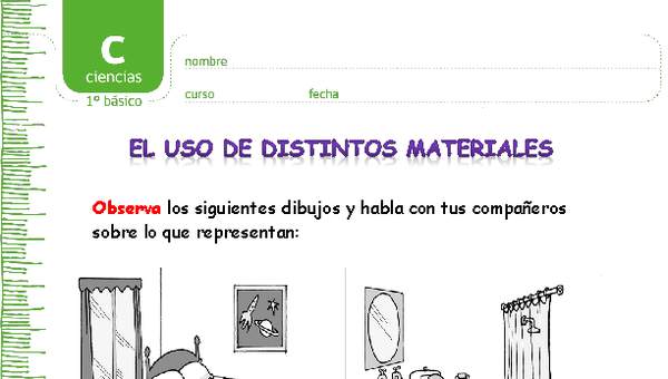 El uso de distintos materiales