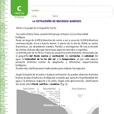 Extracción de recursos marinos