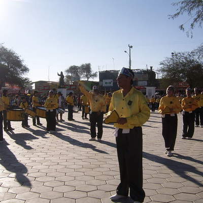 Morenos en la fiesta de la Tirana