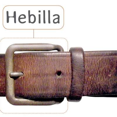 Afiche de vocabulario: hebilla