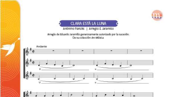 Clara está la luna