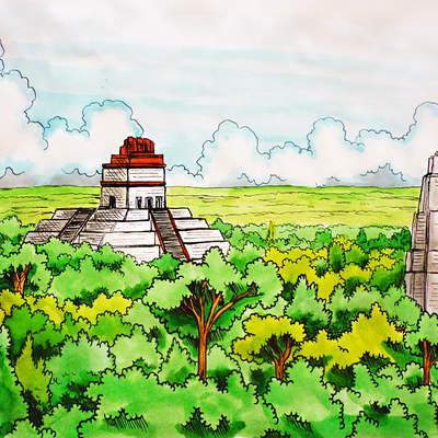 Paisaje maya