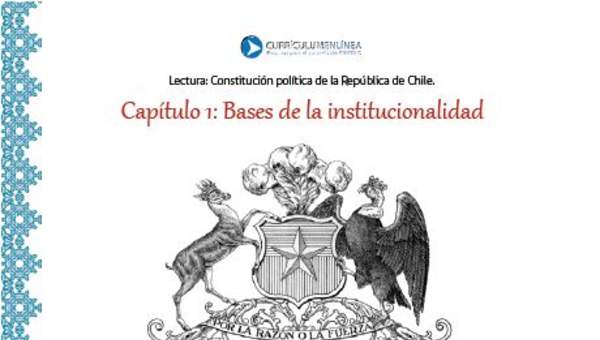 Constitución de Chile: Bases de la institucionalidad