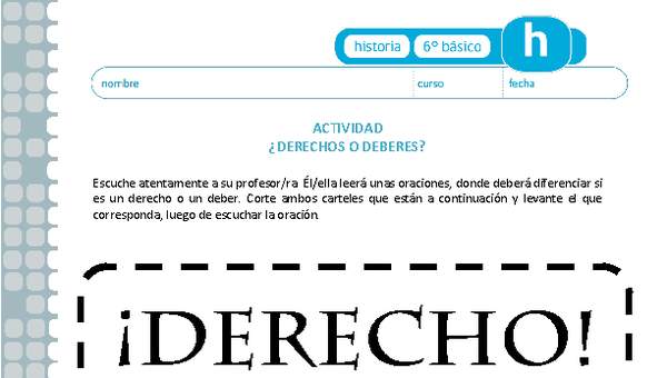 ¿Derecho o deber?