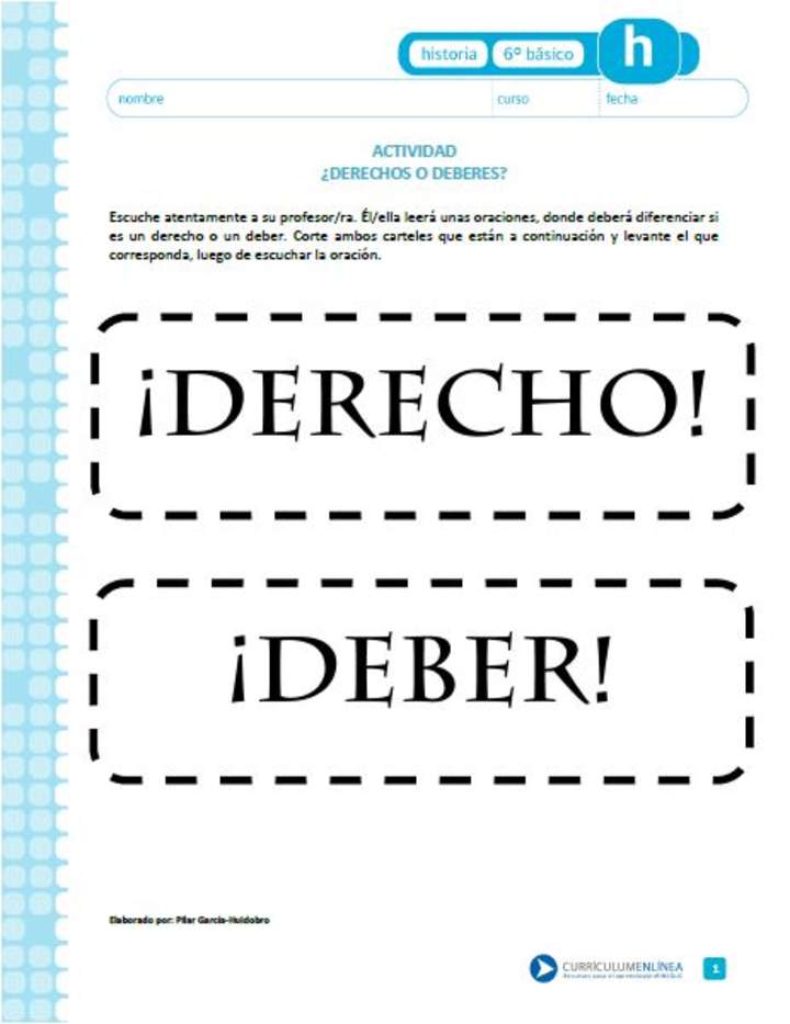 ¿Derecho o deber?