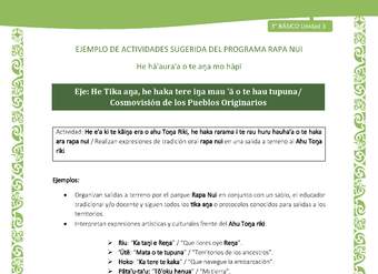 Realizan expresiones de tradición oral rapa nui en una salida a terreno al Ahu Toŋa riki