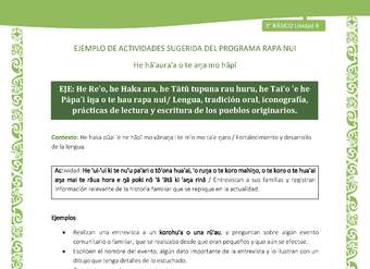 Entrevistan a sus familias y registran información relevante de la historia familiar que se replique en la actualidad