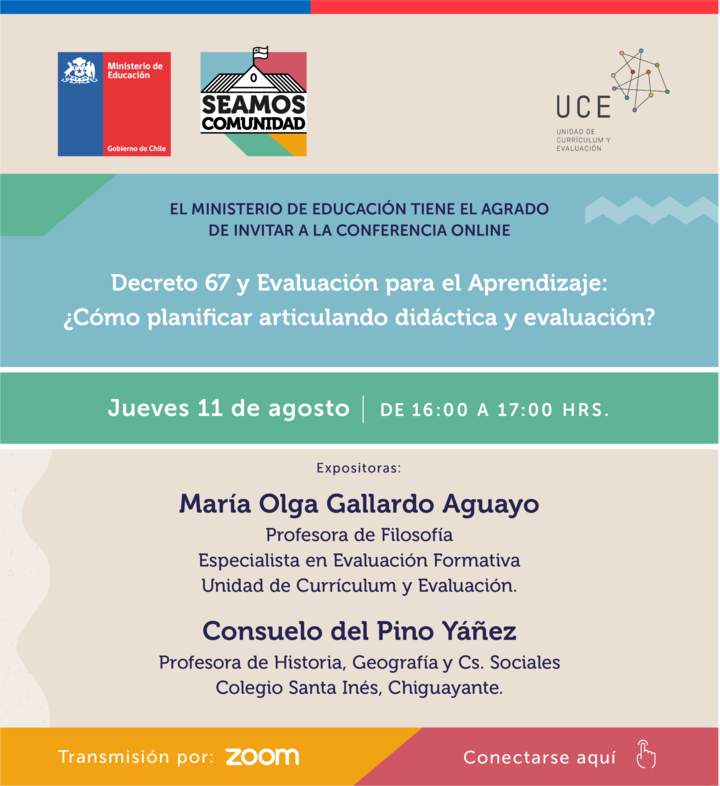 Decreto 67 y Evaluación para el Aprendizaje: ¿Cómo planificar articulando didáctica y evaluación?