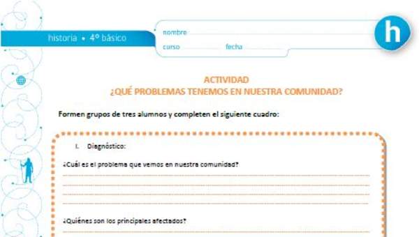 ¿Qué problemas tenemos en nuestra comunidad?