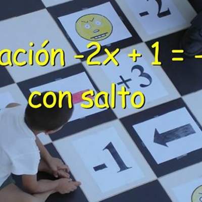 Ecuación 2x + 1 = 7 con salto